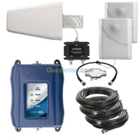 Amplificateur GSM Repeteur Wilson Dual Band 2G-4G LTE 2600 Antenne YAGI LPDA 2000m2