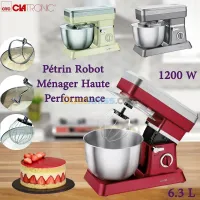 Robot Pétrin 6,3 Litre 1200 W _ Clatronic