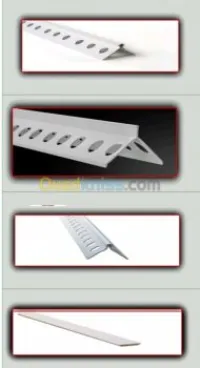 Baguette et Accessoires pour monocouche et plâtre 