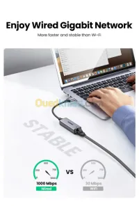 USB 3.0 vers RJ45 - Ugreen