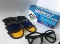 نظارة شمسية مع قابلية تغيير الزجاج يدو