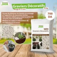 Graviers Décoratifs Blanc 8-15 mm 10kg