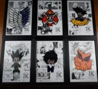 Cadres manga a4 