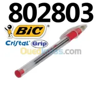 Stylo à bille BIC Cristal Grip Rouge
