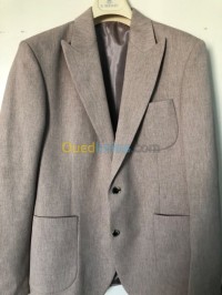 الجزائر-باب-الزوار-معطف-و-جاكيت-veste-costume-beige-seyis