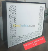 Comptoir de récéption 1.40 cm mdf loca