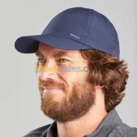 Casquette decathlon  de trekking voyage | travel 100 bleu marine