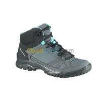 Chaussures Femme - De Randonnée Montantes - Gris/Bleu Decathlon 