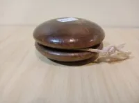 Ancien yoyo en bois, jouet vintage