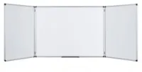 Tableau blanc 4 m x 1 m en 3 volets