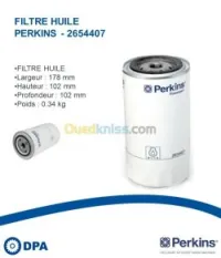 Filtre a huile d'origine Perkins 
