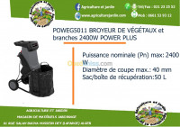 jardinage-poweg5011-broyeur-de-vegetaux-et-branc-hussein-dey-alger-algerie