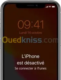 Activation iPhone désactivé 