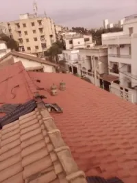 chape et membrane goudronne