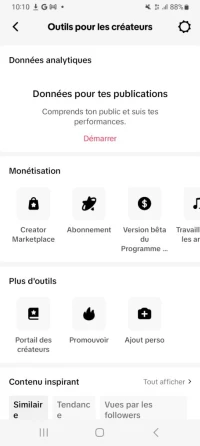 TIKTOK BETA avec votre gmail  