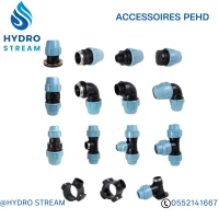PEHD ACCESSOIRE TUBE TUYAU أنابيب TE MANCHON RACCORD COUDE 