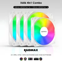 Fans Raidmax X606 ARGB 4in1 Combo