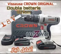 Visseuse perceuse Crown 18v 