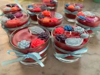 Bougies en verrine parfumées 