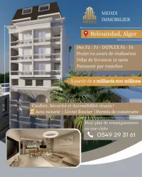 Vente Appartement F3 Alger Belouizdad