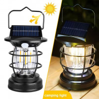 accessoires-electronique-lanterne-de-camping-rechargeable-lampe-portable-2-panneaux-solaires-bab-ezzouar-alger-algerie