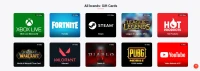 GIFT CARDS DSIPO TOUS LES GIFT CARDS