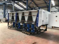 Groupe d'eau glecee de 7kw-1200kw (chiller or heat pump) disponible et 3 semaines de livraison 