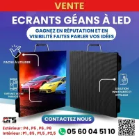 vente sur mesure d'écrans géants à LED 