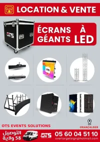 location & vente écrans gérants à LED 