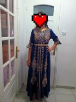 tenues-traditionnelles-kaftan-couleur-bleu-kouba-alger-algerie