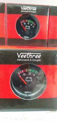 VOLTMETRE GAUGE A AIGUILLE 12V 52MM 
