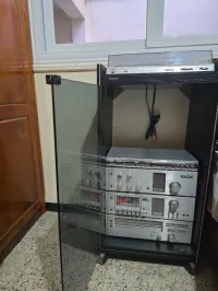 Vend chaîne hifi à cassette CD + disque
