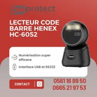 LECTEUR CODE A BARRE FIX 1D 2D HENEX HC -6052