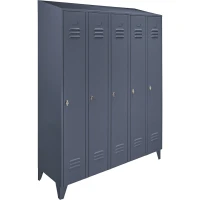 armoire vestiaire métallique incliné pour certeficat iso