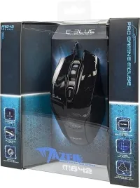 PROMO SOURIS GAMER E-BLUE M642 2500 DPI BLACK-GREEN