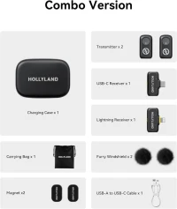 MICROPHONE HOLLYLAND LARK A1 COMBO