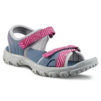 QUECHUA Sandales de Randonnée Mh100 Tw Bleues Et Rose - Enfants - 32 Au 37