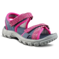 QUECHUA Sandales de Randonnée Mh100 Kid Bleues Rose - Enfants - 24 Au 31
