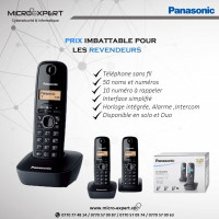 PANASONIC SOLO & DUO TELEPHONE SANS FIL offre special revendeur