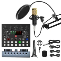 Pack Micro Studio Condensateur BM800 avec Carte Son V8s