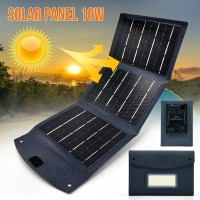 مكونات-إلكترونية-panneau-solaire-portable-10w-avec-batterie-3000mah-et-port-usb-البليدة-الجزائر