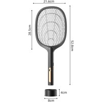 Tapette à mouches électrique 2 en 1 rechargeable par USB LTD648  صاعق الناموس thumbnail 4