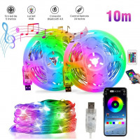 accessoires-electronique-app-smart-led-rgb-10m-bluetoothmusique-controle-ip-65-etanche-blida-algerie