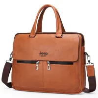 Sac à Main Business pour Homme en Simili Cuir - Style Jeep