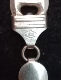 Chaine + gourmette en argent 925 de 131 gr