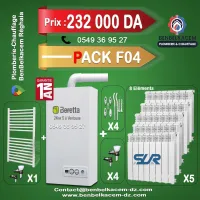 Pack Chaudiere Beretta 24kw A Ventouse F1/F2/F3/F4F5/F6