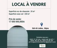 Vente Local Bejaia Bejaia