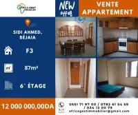 Vente Appartement F3 Béjaïa Bejaia