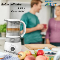 أواني-cuiseur-robot-mixeur-multifonction-4-en-1-pour-bebe-avent-philips-دار-البيضاء-الجزائر
