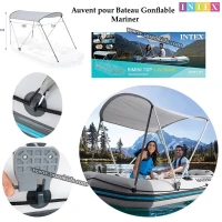 Parasol, Auvent pour Bateau Gonflable Mariner - Intex